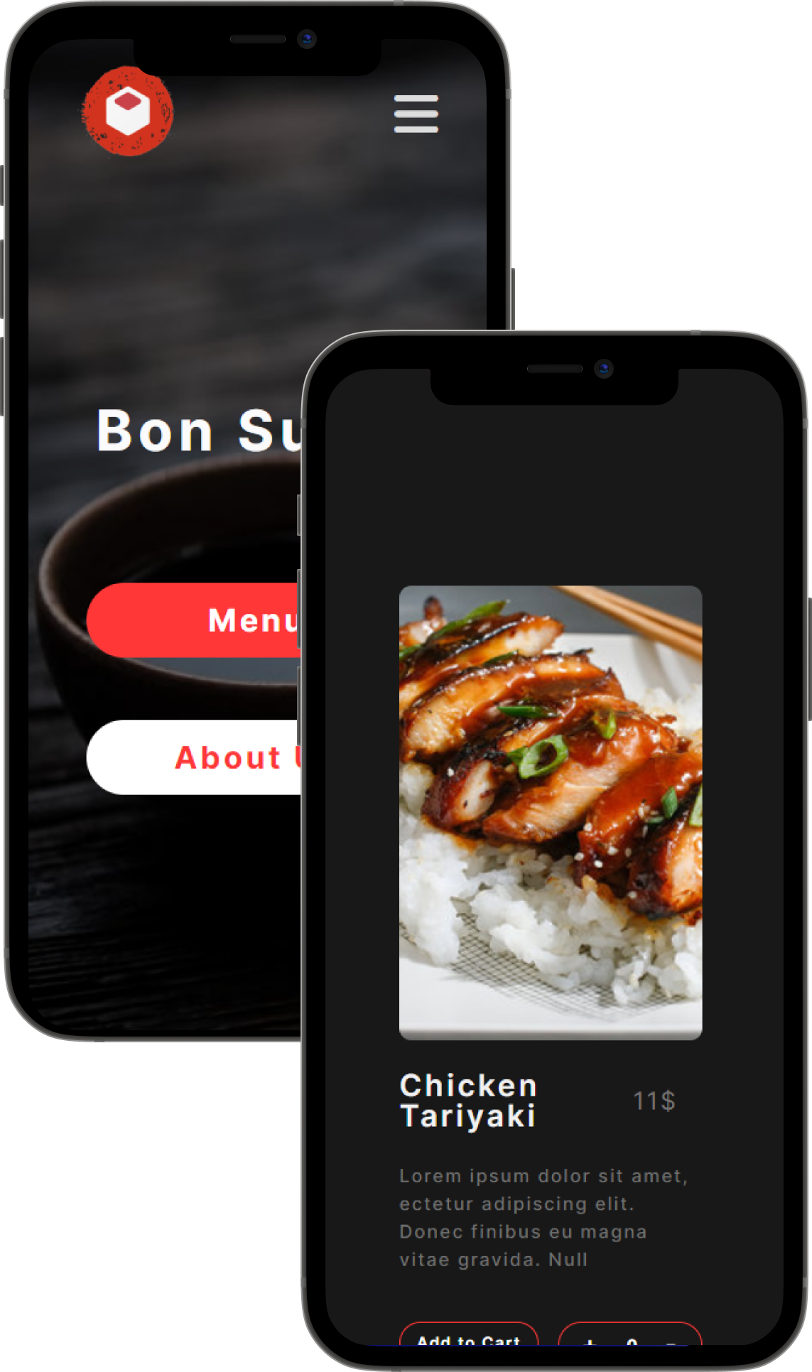 Bon Sushi Mockup