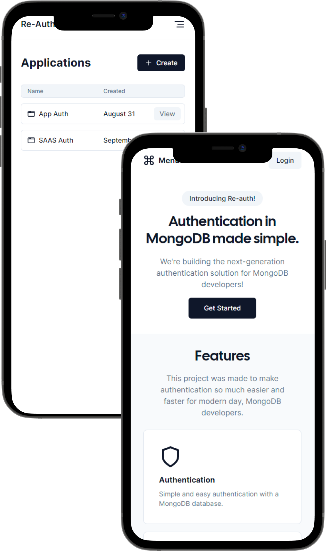 Re-Auth Mockup